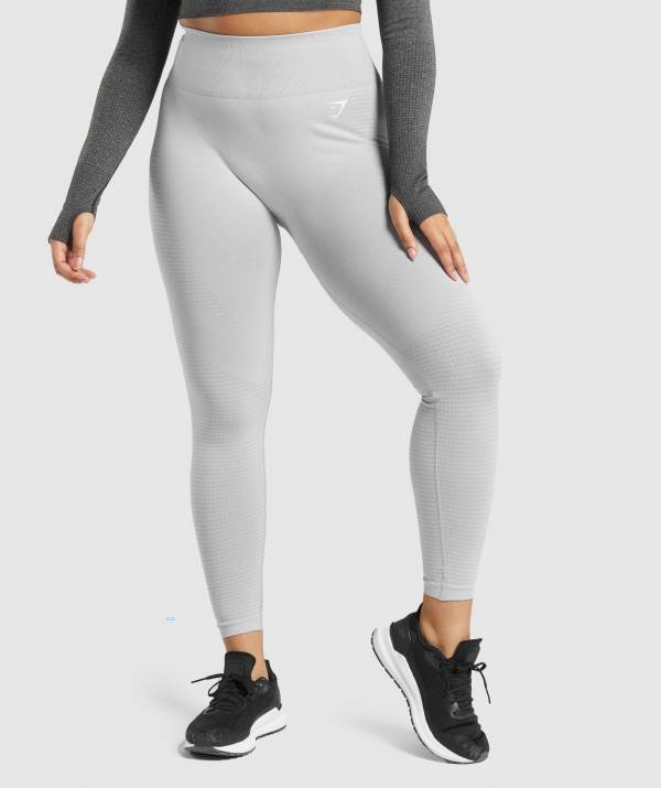 Damske Legíny Gymshark Vital Seamless 2.0 Svetlo Siva | MP9856037